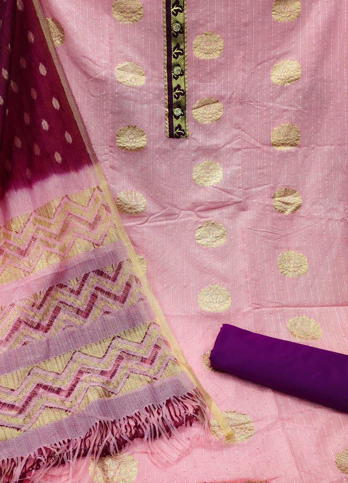 Nitya Nx Jacquard Non Catalog Dress Material 